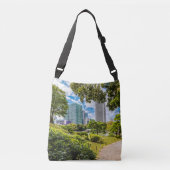 浜離宮庭園を散策 クロスボディバッグ (正面)