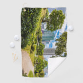 浜離宮庭園を散策 ゴルフタオル (インサイチュ)