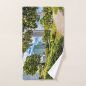 浜離宮庭園を散策 バスタオルセット (ハンドタオル)