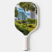 浜離宮庭園を散策 ピックルボールラケット (裏面)