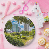 浜離宮庭園を散策 ペーパープレート (パーティー)