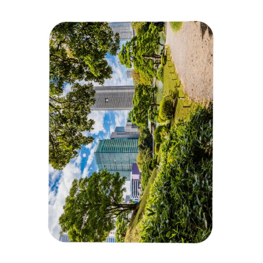 浜離宮庭園を散策 マグネット (縦)