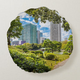 浜離宮庭園を散策 ラウンドクッション