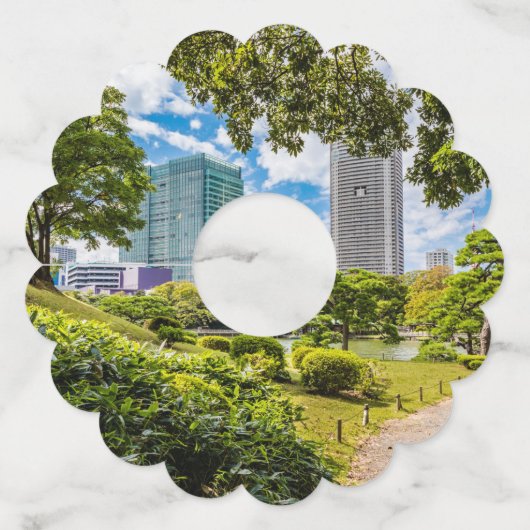 浜離宮庭園を散策 ワイングラスタグ (裏面)