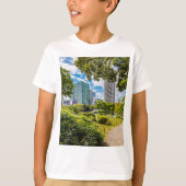浜離宮庭園を散策 Tシャツ (正面)