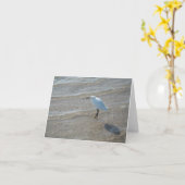 浜鳥のnotecard カード (黄色い花)