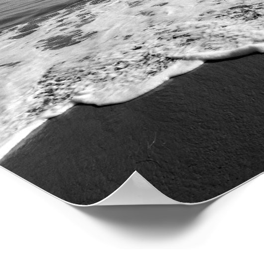 浜/砂/波 ポスター (角)