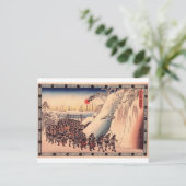 浪人が泉岳寺に入り聖を拝む ポストカード (スタンド正面)