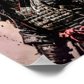 浪人サムライウォリアースケッチ ポスター (角)