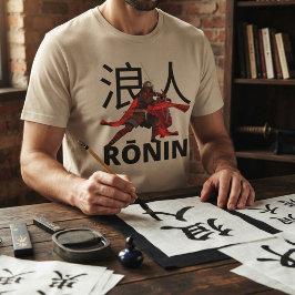 浪人サムライ戦士 Tシャツ