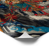 浪人猫 | 浮世絵武士 ポスター (コーナー)