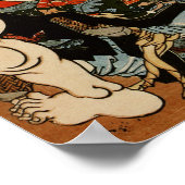 浪士円生と田人国芳ファインアート ポスター (角)