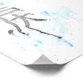 浪田漢字帆布 ポスター (角)