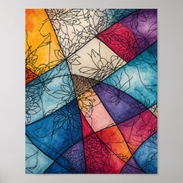 浮いた美絵を描しい水 ポスター