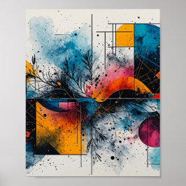 浮いた美絵を描しい水 ポスター