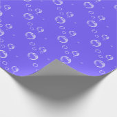 浮いているタンポポ ラッピングペーパー (角)