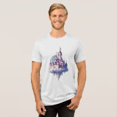 浮いている魔法の城 トライブレンドＴシャツ (正面全面)