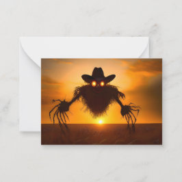 浮かぶかかし ノートカード