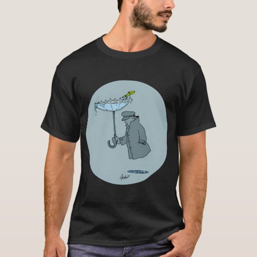 浮かぶ人 Tシャツ (正面)