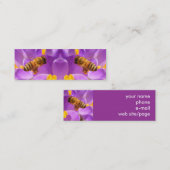 浮かぶ蜂の~のプロフィールカード スキニー名刺 (正面/裏面)