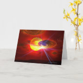 浮かぶUFOs カード (黄色い花)