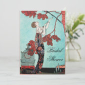 浮かれ鳥のブライズシャワーパーティ 招待状 (スタンド正面)