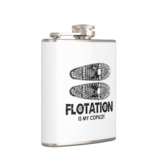 浮きは私のコパイロットのスノーシュー フラスク (右)