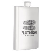 浮きは私のコパイロットのスノーシュー フラスク (右)