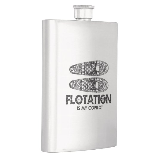 浮きは私のコパイロットのスノーシュー フラスク (右)