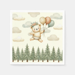 浮きクマの冒険 スタンダードカクテルナプキン