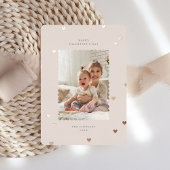 浮きハートうろこ写真バレンタインデー 箔シーズンカード