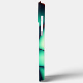 浮き上がった形のない切り出し、緑から緑がかったベージュ Case-Mate iPhoneケース (裏面 / 左)