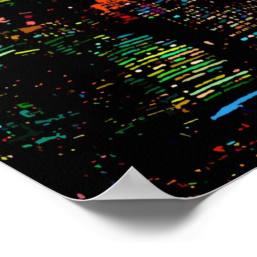 浮き上がる大都市 ポスター (角)