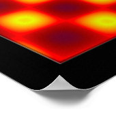 浮き上がる青い球体 ポスター (角)