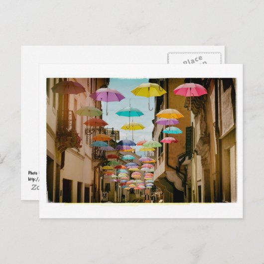 浮き傘 ポストカード (正面/裏面)