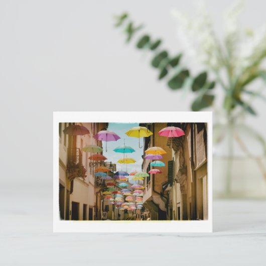 浮き傘 ポストカード (スタンド正面)