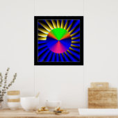 浮き円錐 ポスター (キッチン)