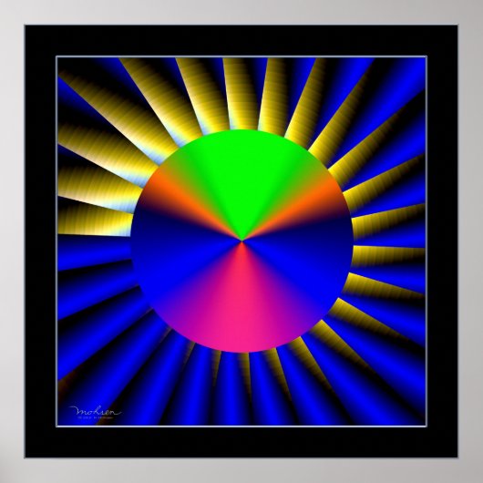 浮き円錐 ポスター (正面)