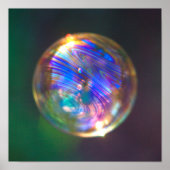 浮き出しバブル反射 ポスター (正面)