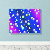 浮き出し泡 キャンバスプリント (インサイチュ (ウッドフロア))