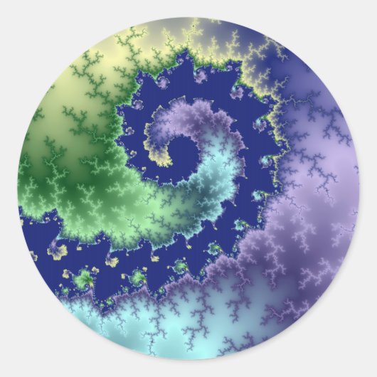 浮き出し – フラクタルシール ラウンドシール (正面)