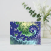 浮き出し – フラクタル葉書 ポストカード (スタンド正面)