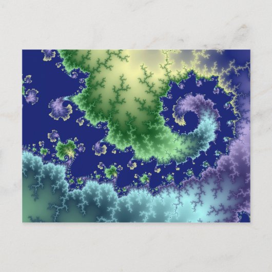 浮き出し – フラクタル葉書 ポストカード (正面)