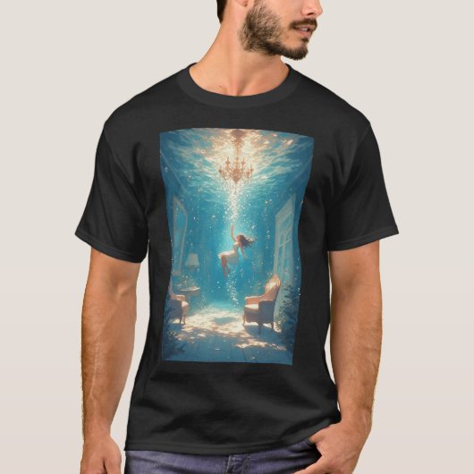 浮き少女 Tシャツ (正面)