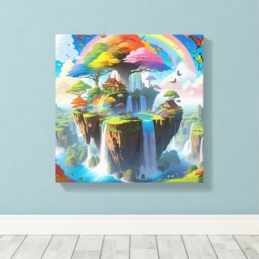 浮き島 キャンバスプリント (インサイチュ (ウッドフロア))