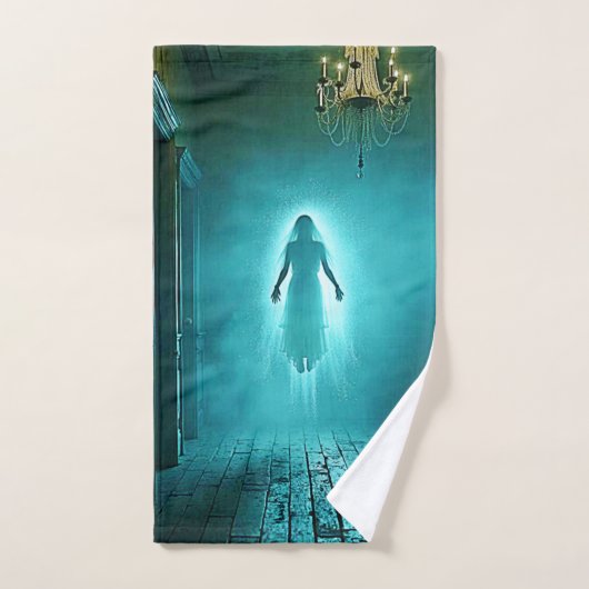 浮き幽霊のような幻影 バスタオルセット (ハンドタオル)