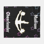 浮き星チアリーダー フリースブランケット (正面(横))