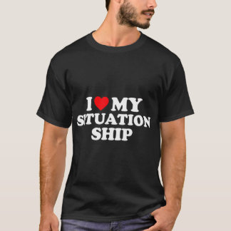 浮き沈みシャツハート Tシャツ
