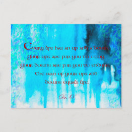 浮き沈みポストカード ポストカード