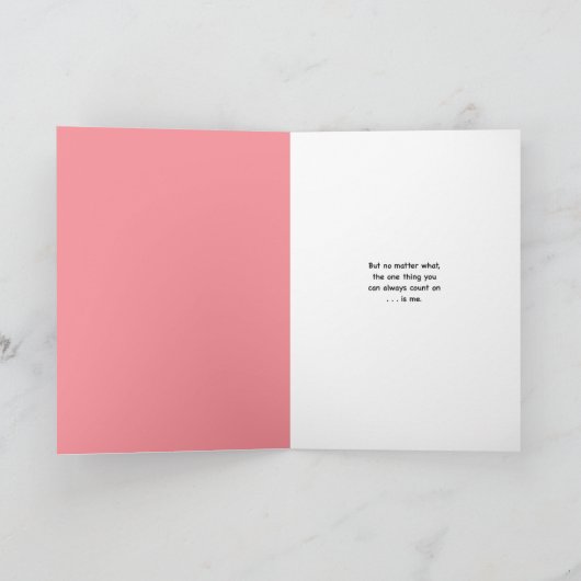 「浮き沈み」のティール（緑がかった色）がグリーティングカードに カード (内部)